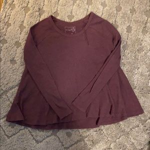 Free People Rockabilly thermal top